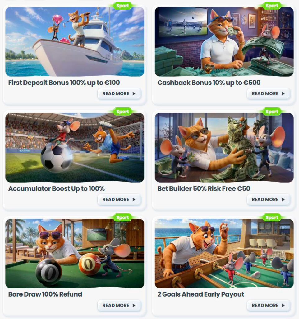 sports bonuses at cazimbo casino